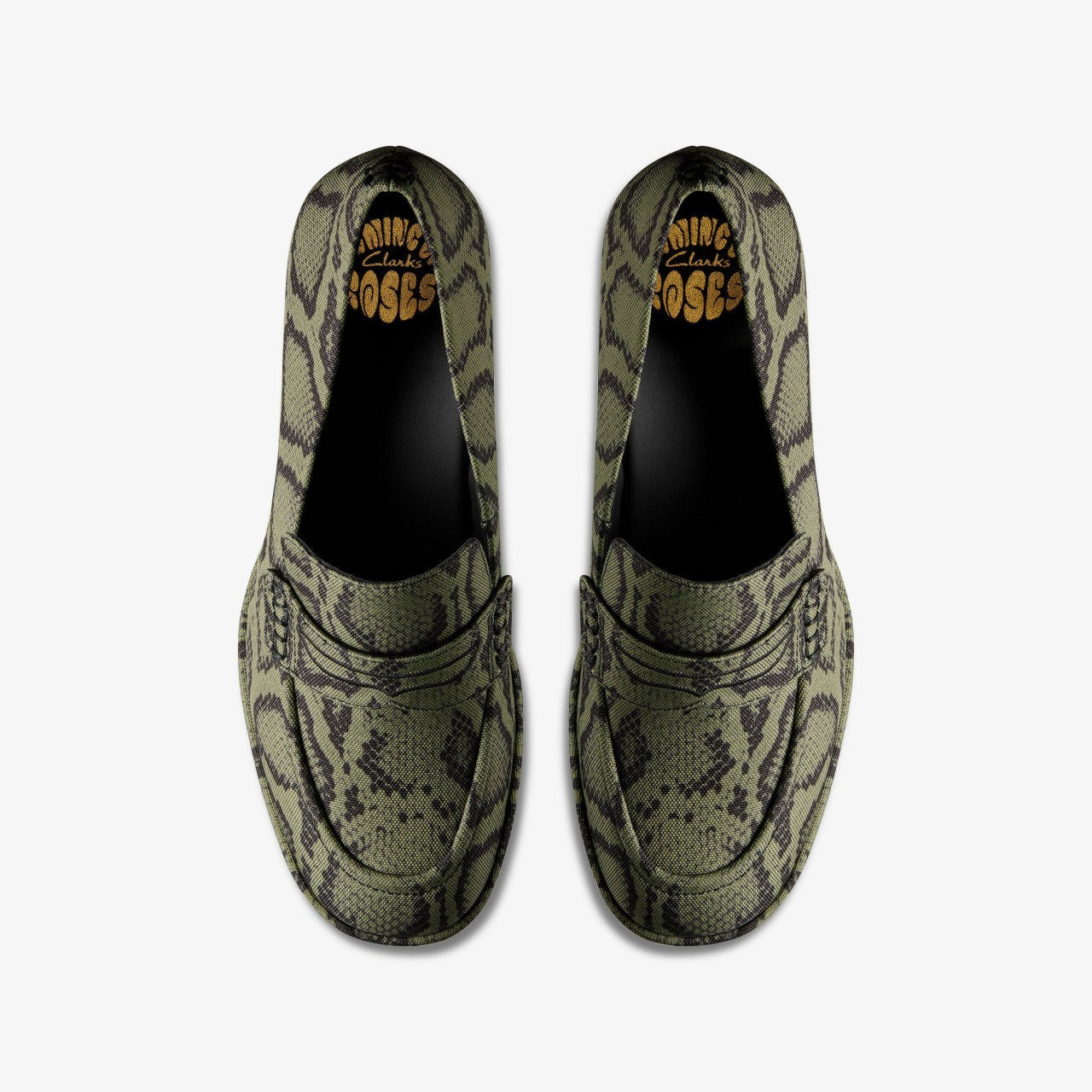 Martine Rose Loafer 2 Green Textile | Clarks Discount