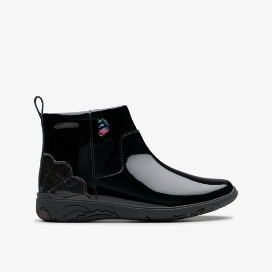 Relda Glow Kid Black | Clarks US