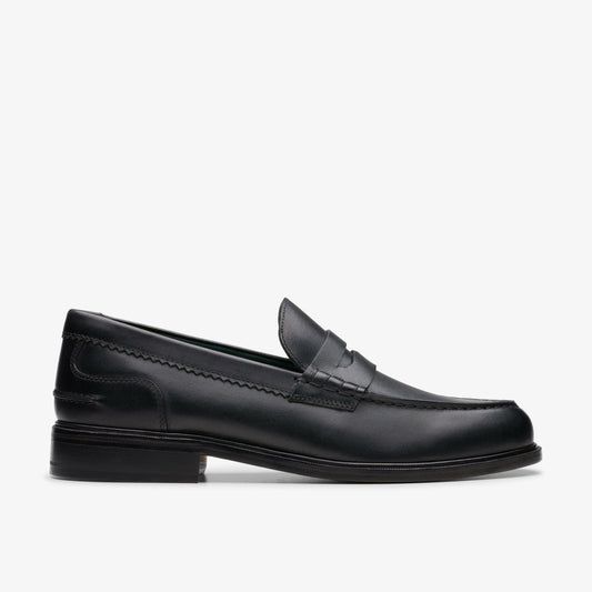 Craft James Lo Loafer Black Leather | Clarks Sale