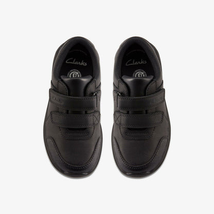 Daze Step 2 Kid Black Leather | Clarks