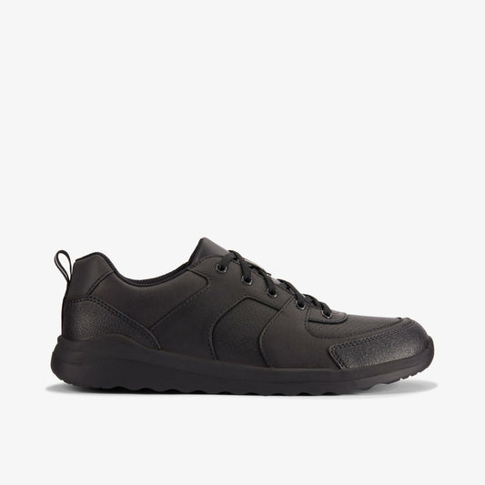 Daze Loop 2 Youth Black Leather | Clarks Discount