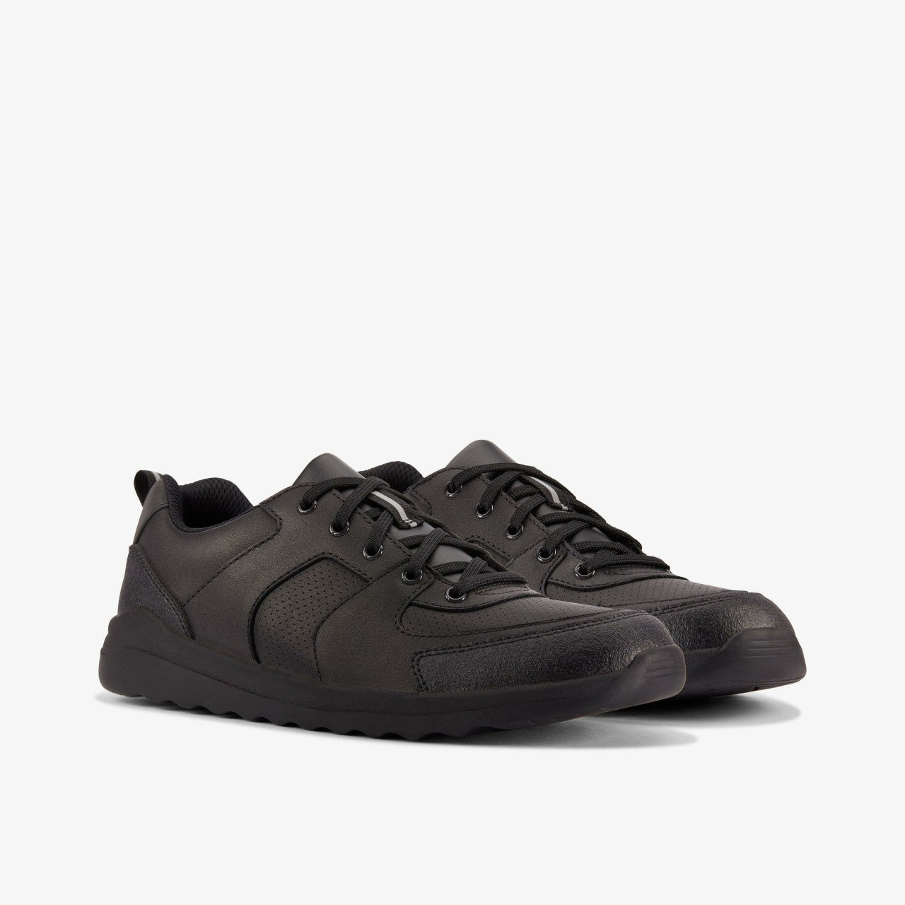 Daze Loop 2 Youth Black Leather | Clarks Discount