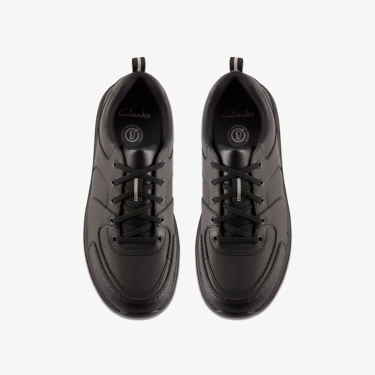 Daze Loop 2 Youth Black Leather | Clarks Discount