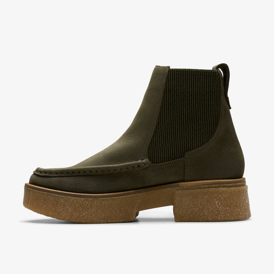 Linoso Top Ankle Boot Dark Green Nubuck | Clarks US