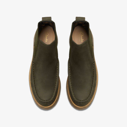 Linoso Top Ankle Boot Dark Green Nubuck | Clarks US