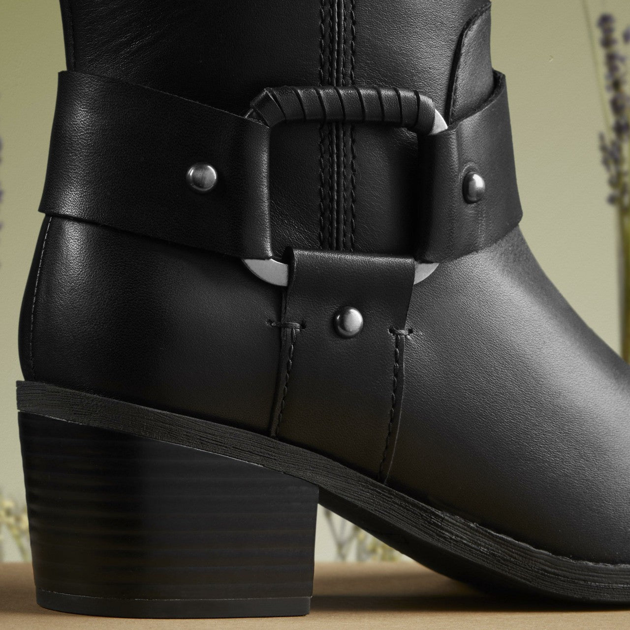 Morzine Rise Black Leather | Clarks Sale