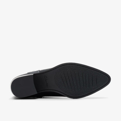 Morzine Rise Black Leather | Clarks Sale