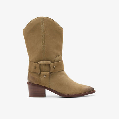 Morzine Rise Dark Sand Suede | Clarks Discount