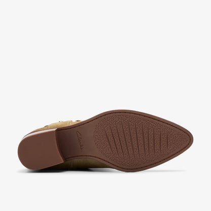 Morzine Rise Dark Sand Suede | Clarks Discount
