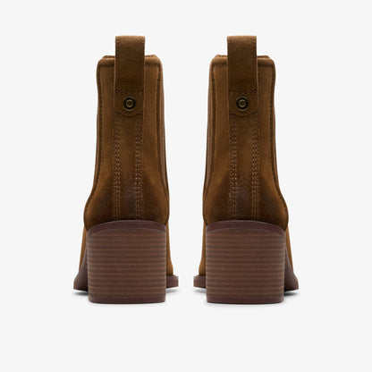 Chamberly Top Walnut Suede | Clarks