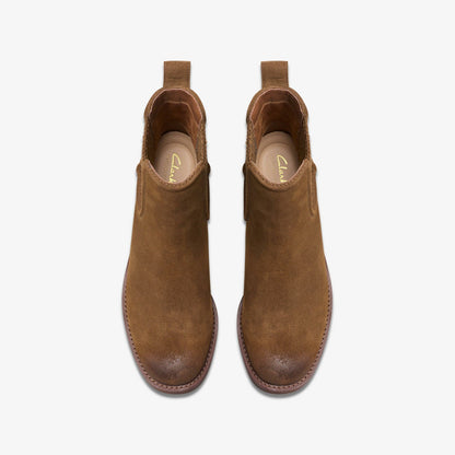 Chamberly Top Walnut Suede | Clarks
