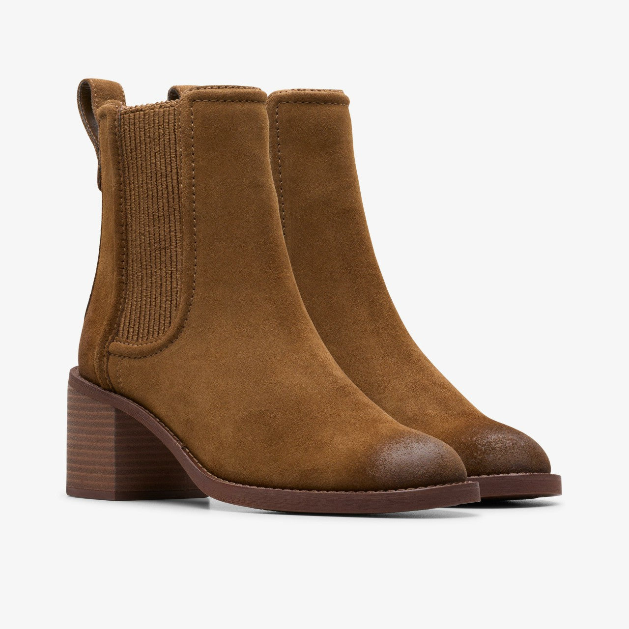 Chamberly Top Walnut Suede | Clarks