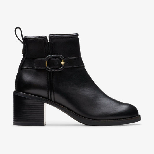 Chamberly Trim Black Leather | Clarks US