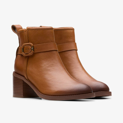 Chamberly Trim Mid Tan Leather | Clarks For Sale