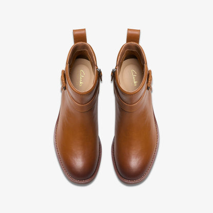 Chamberly Trim Mid Tan Leather | Clarks For Sale