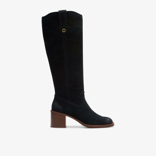 Chamberly Up Black Suede | Clarks For Sale