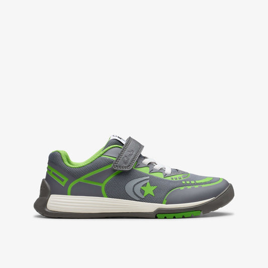 Cica Star Flex Kid Grey/Green | Clarks For Sale