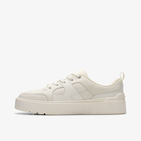 Oslo Shine Youth White | Clarks