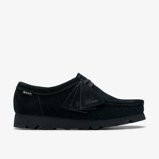 Wallabee GORE-TEX Black Suede | Clarks Onsale