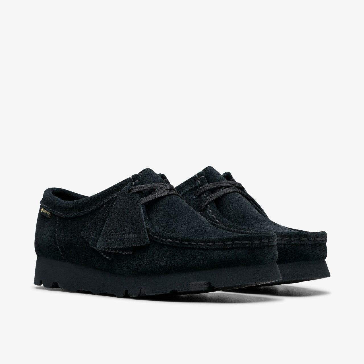 Wallabee GORE-TEX Black Suede | Clarks Onsale