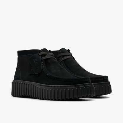 Torhill Moss Black Suede | Clarks US