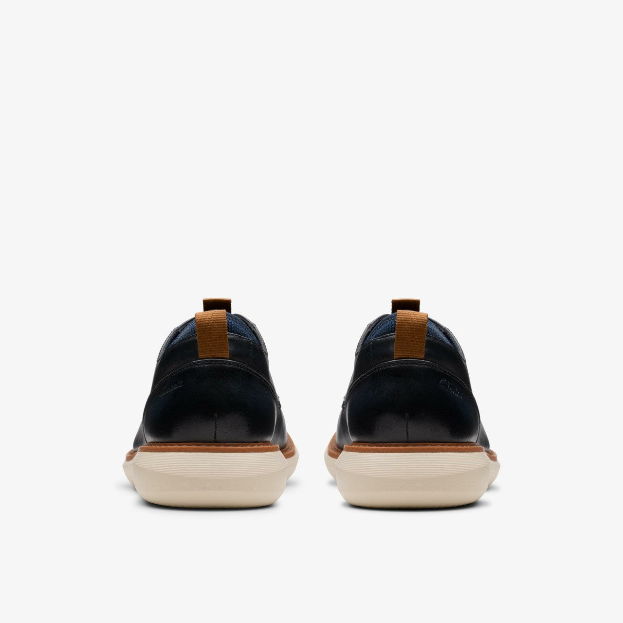 Brantin Plain Navy Leather | Clarks US