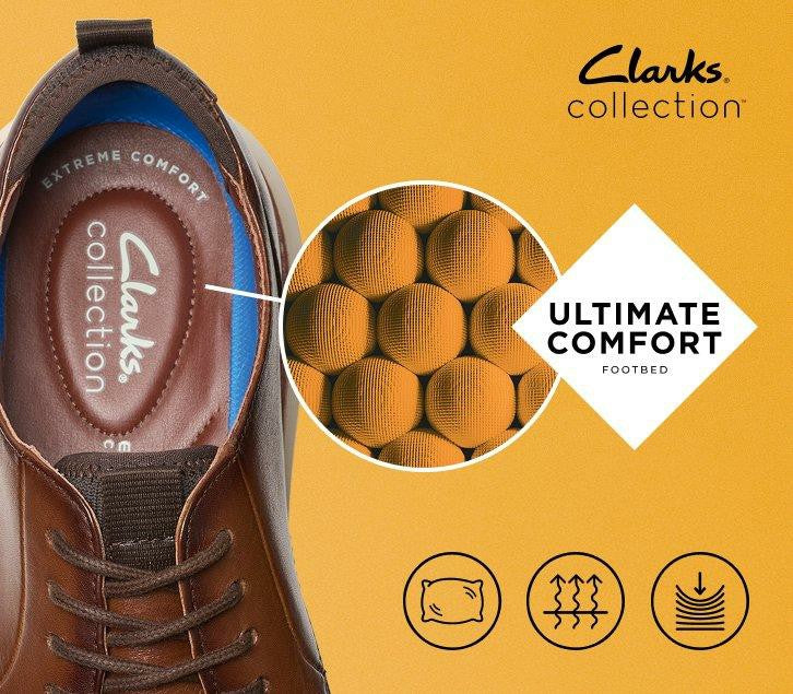 Brantin Plain Navy Leather | Clarks US