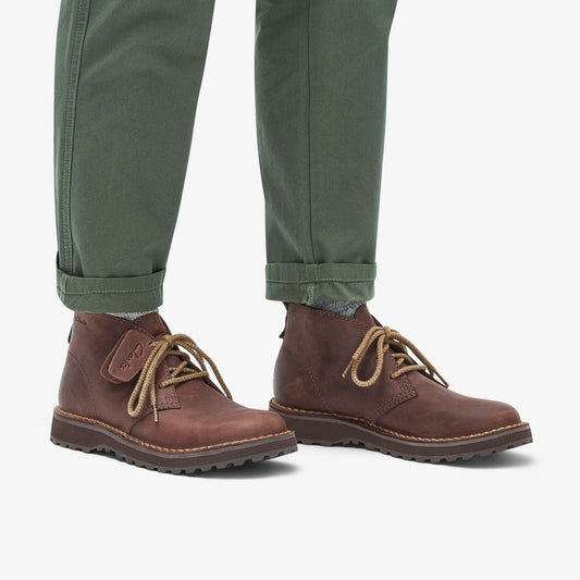 Solsbury Desert Boot Dark Brown Leather | Clarks