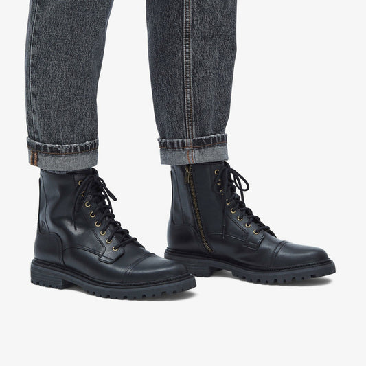Clarkridge Hi Black Leather | Clarks Sale