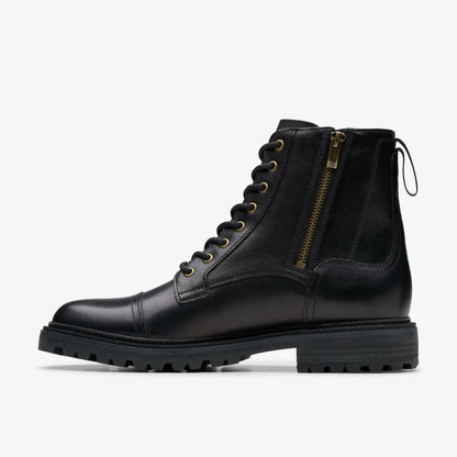 Clarkridge Hi Black Leather | Clarks Sale