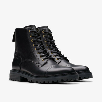 Clarkridge Hi Black Leather | Clarks Sale