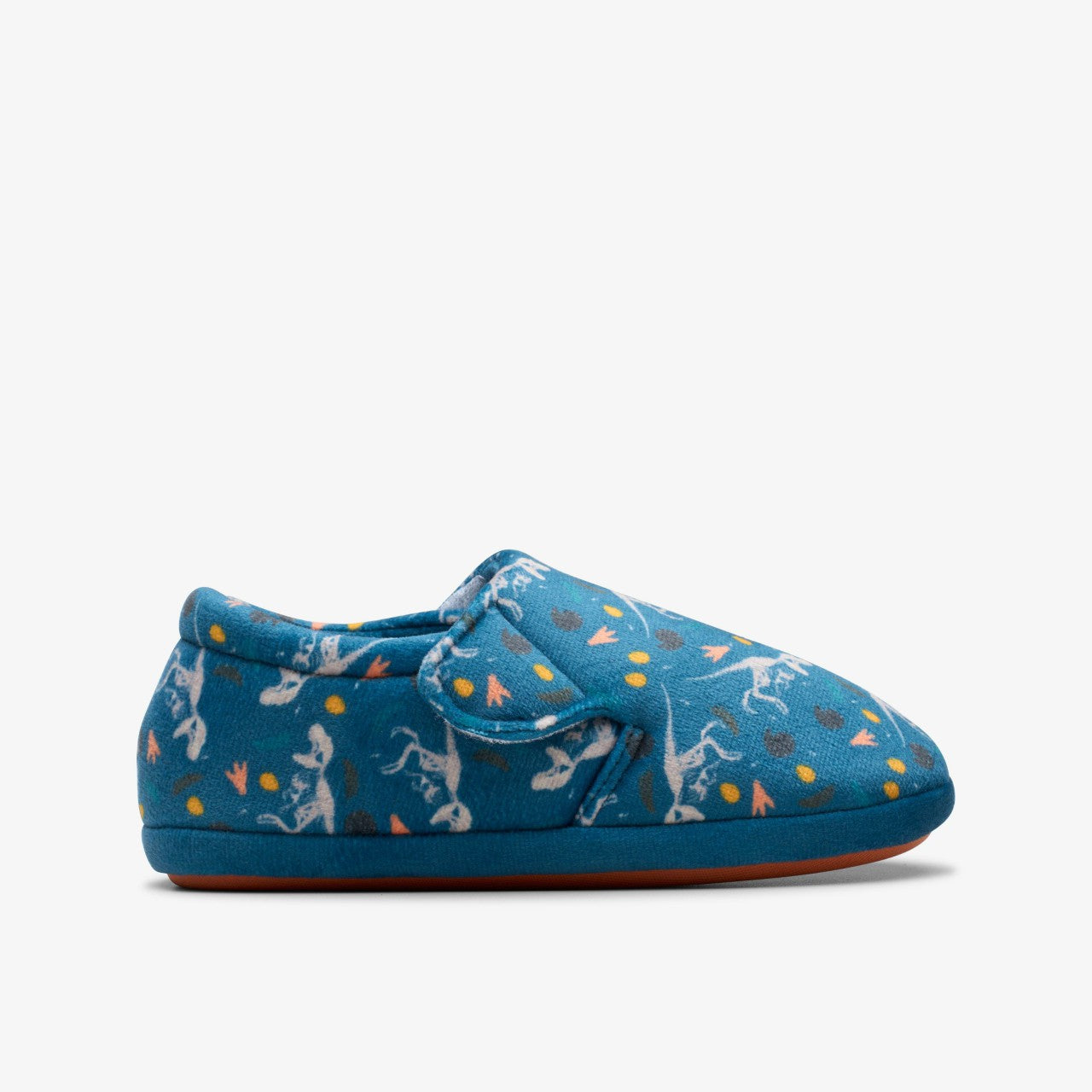 Fluffy Snug Kid Blue Print | Clarks