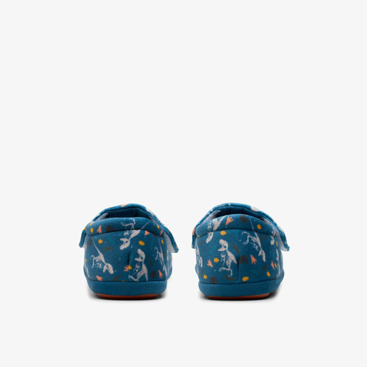 Fluffy Snug Kid Blue Print | Clarks