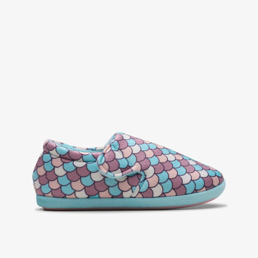Fluffy Snug Kid Pink Multicolour | Clarks Onsale