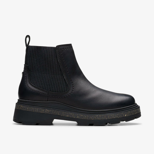 Hencroft Step Waterproof Black Leather | Clarks Onsale