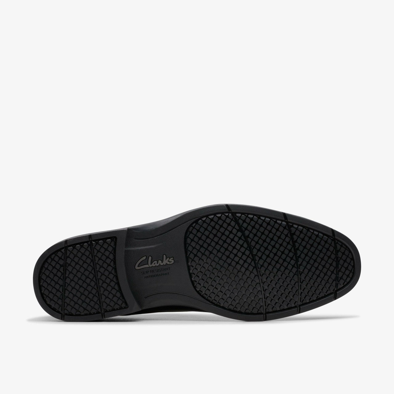 Eldredge Plain Black Leather | Clarks Discount