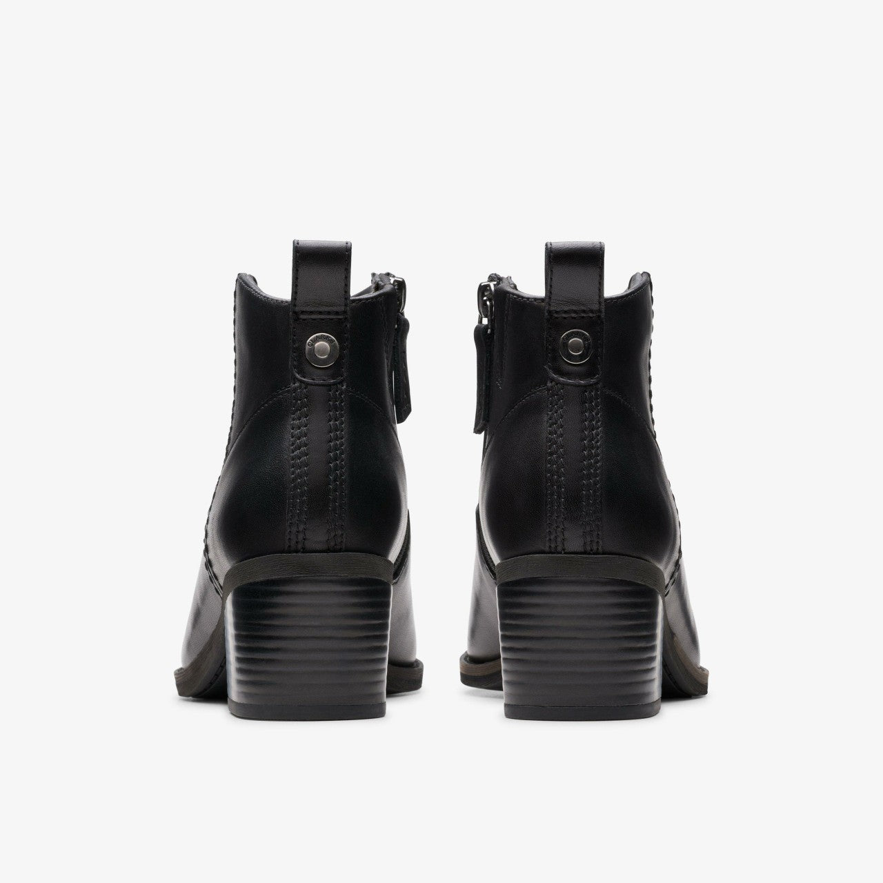 Morzine Sky Ankle Boot Black Leather | Clarks For Sale