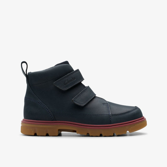 Lorcam Hi Kid Navy | Clarks Onsale