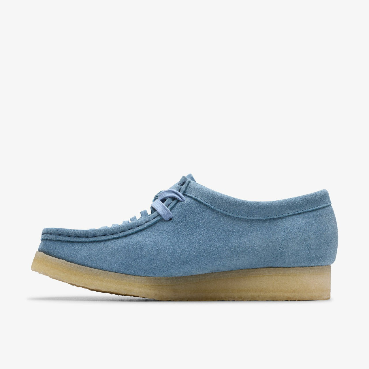 Wallabee Weave Powder Blue Suede | Clarks For Sale