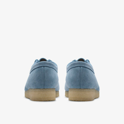 Wallabee Weave Powder Blue Suede | Clarks For Sale