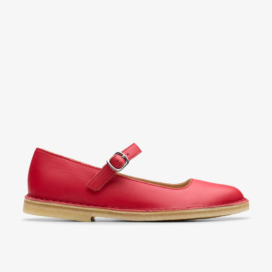 Desert Jane Red Leather | Clarks US