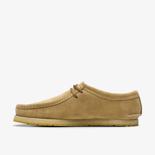 Godney Lace Dark Sand Suede | Clarks