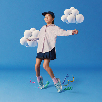 Tidal Shell Kid Light Blue Combination | Clarks Sale