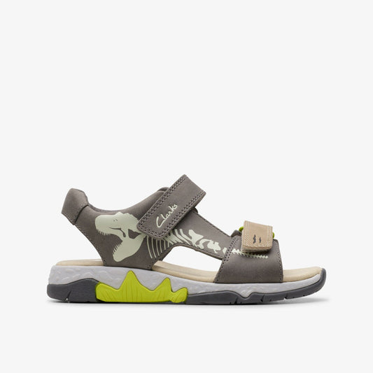 Spiney Tail Kid Grey | Clarks Discount