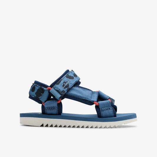 Peak Web Kid Blue Print | Clarks Discount
