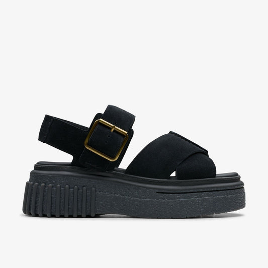 Evamar Wish Black Suede | Clarks