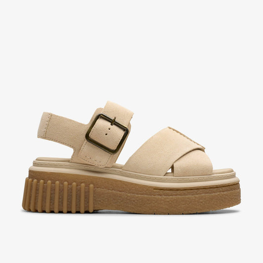 Evamar Wish Ecru Suede | Clarks Discount