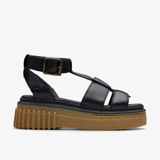 Evamar Sun Black Leather | Clarks For Sale