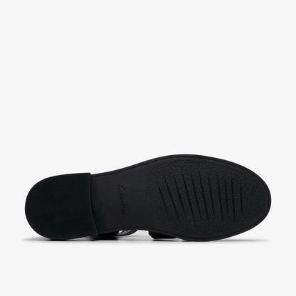 Hana Sun Black Leather | Clarks For Sale