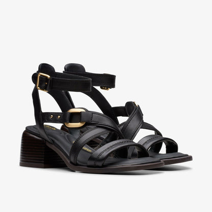 Morwyn Strap Black Leather | Clarks Sale